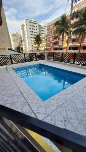 Tupi Vista MAR III com VARANDA - 3 dormitórios - 50 metros da praia - com área de lazer PISCINA e salão de jogos - ESTACIONAMENTO gratuito
